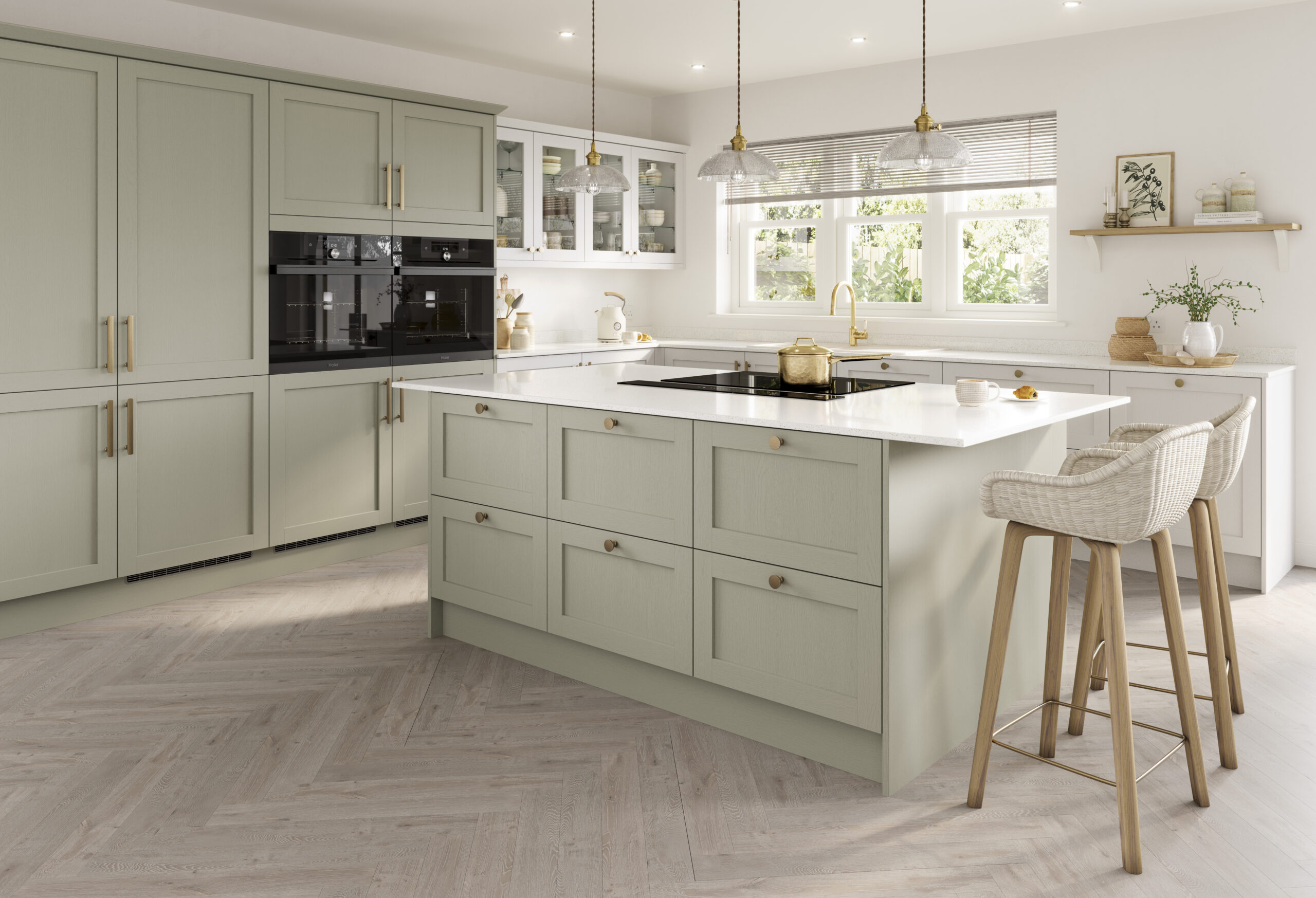 Langdale Sage & Chalk White